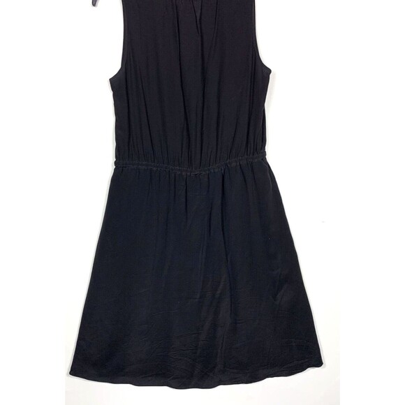 Cynthia Rowley Womens Dress Medium Black All Silk Sleeveless Lightweight Summer - Picture 4 of 6